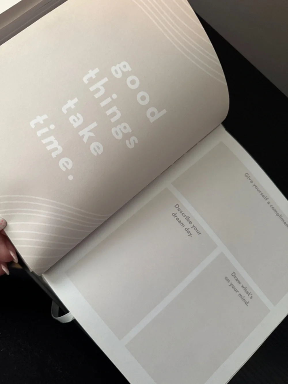 Just Breathe Beige Meditation & Mindfulness Journal